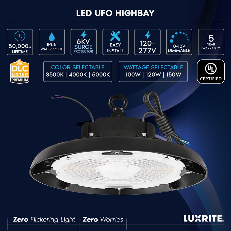 Dimmable Circle Shop Light