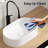 19.49 In. Depth Oval Countertop Sink, 12.34 Width, White Porcelain Vessel, High - Temperature Fired And Scratch Surface Bathroom 19 X 12, Modern Design With Straight Line Texture, To Soap