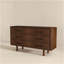 Commode à 6 tiroirs en bois massif Logan