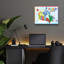 «Canada Map» par Erin Clark, art mural en verre acrylique-1268963681