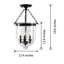 Lytell 12.4" 3-Light Semi-Flush Mount Ceiling Light-135440821