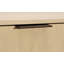 Commode 4 tiroirs Ren au fini naturel vieilli contemporain sur bois massif