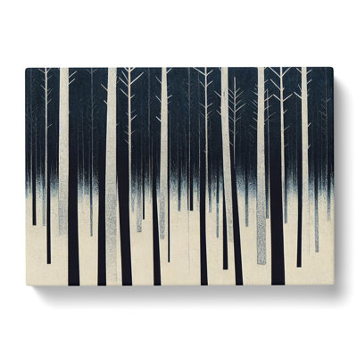 Ideal Abstract Pine Trees - Wrapped Canvas