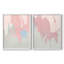 «Blush Abstract I», reproduction encadrée de qualité supérieure - prête à être accrochée - aucun clou requis - aucun clou requis-1278660886-1278660901