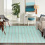 Tapis rayé en coton tissé à la main Goeger-1998264447
