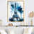 Toile avec cadre flottant or