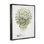 «Round Flower Bouquet Small White Dicats Petals» par Cindy Jacobs - peinture sur toile à cadre flottant