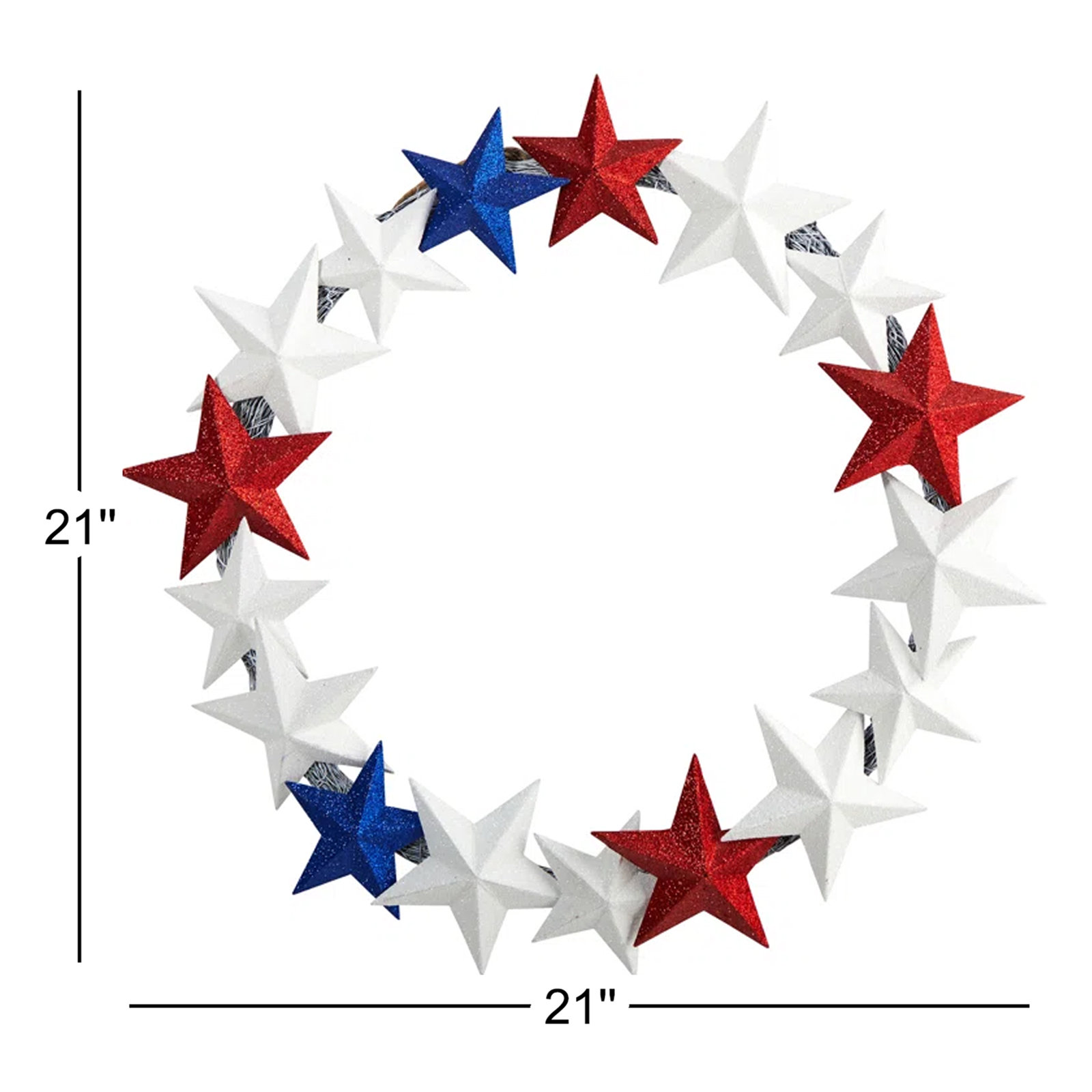 21'' Independence Day Wreath