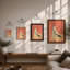Figure Under Lamplight Modern - Print-325852390-325852388