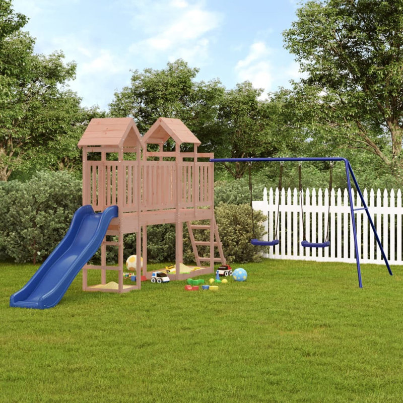 Gaskin Freeport Park Swing Set with, Pink