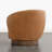 Modern Swivel Barrel Chairs With Wood Base