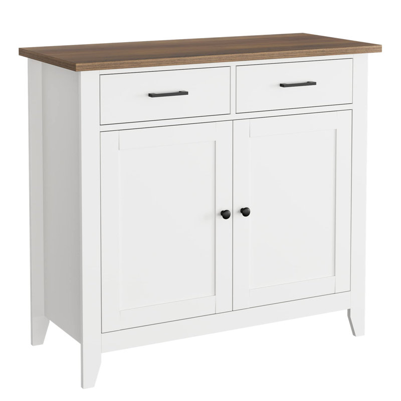 Buffet Modern Farmhouse, Blanc
