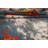 Blue Abstract Oriental Area Rug 8x10