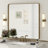 Molly Tempered Glass and Metal Framed French Cleat Mounted Wall Bathroom / Vanity Mirror-86849821-111202667-124545797