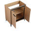 Base de meuble-lavabo de 30 pouces avec bol et armoire de rangement à porte, bois artificiel