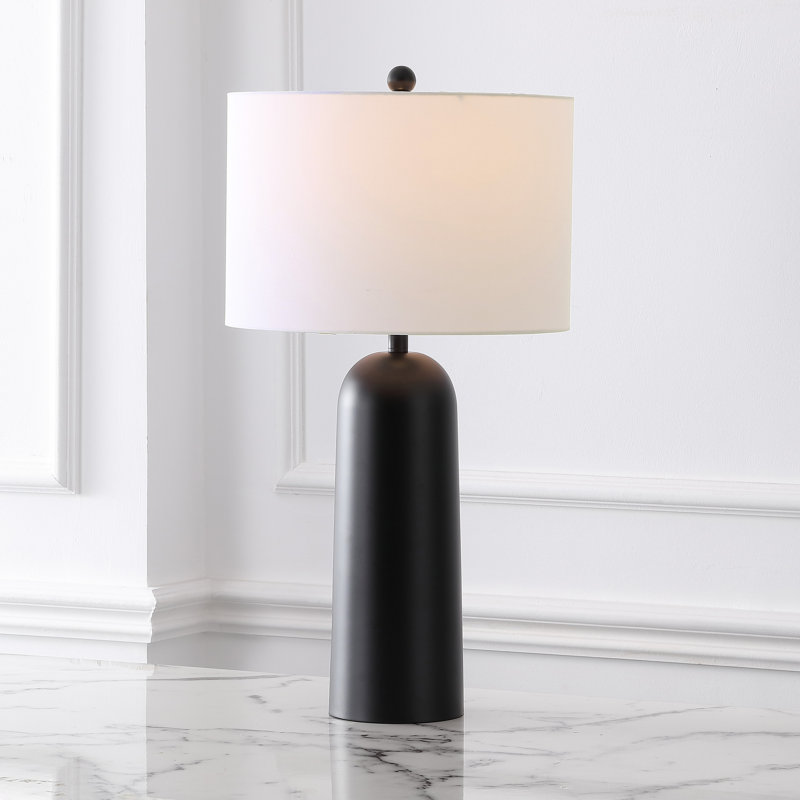Lampe en travertin, Noir