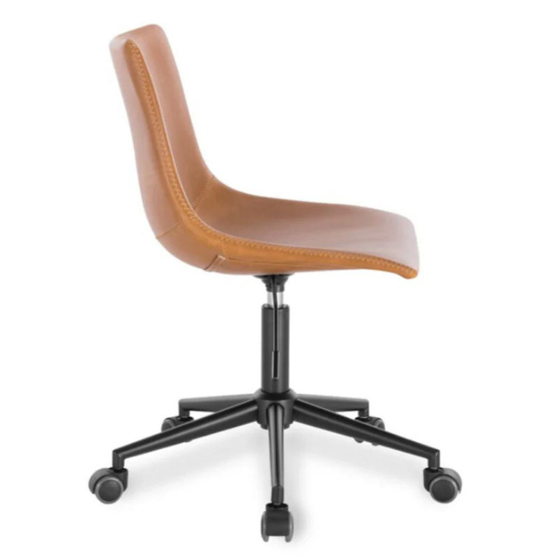 Chaise de bureau Pat, Marron