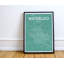 Waterloo City Map - No Frame Print-76470501