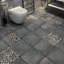 Carreau de porcelaine mate pour plancher et mur 13 po x 13 po Driftwood-51570110
