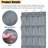 28 Grids Overdoor Shoe Organizer,Hanging Shoe Shelves