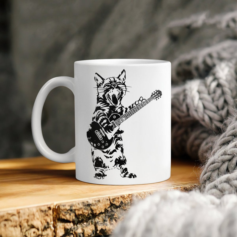Tasse de chat et de chat