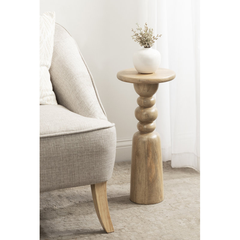 Salu Accent Table 9.5" Diameter, Natural