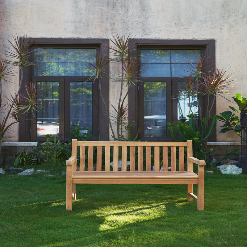 Aamilah Teak Outdoor Bench
