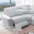 Luxurious 5-Piece Electric Power Reclining Sectional Sofa With Hidden Storage & Wireless Charging-93148594
