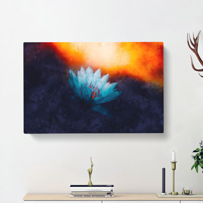 Lotus Flower - Wrapped Canvas