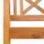 Solid Wood Outdoor Bench