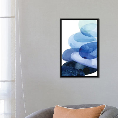 " River Worn Pebbles I " by Grace Popp