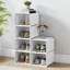 6 Pair Stackable Shoe Storage Box-454818843