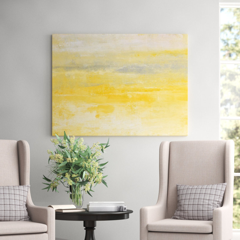 « dimanche matin » par erin ashley, reproduction d’art sur impression, H 18 po x l 24 po x P 1,5 po, Toile