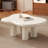 Modern Cream 35" Cloud  Coffee Table with 4 legs for Living Room,Bedroom-181079342
