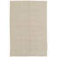 Linen Plaid Area Rug in Beige