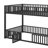 Chic Twin-Size All-In-One Bunk Bed-914842995