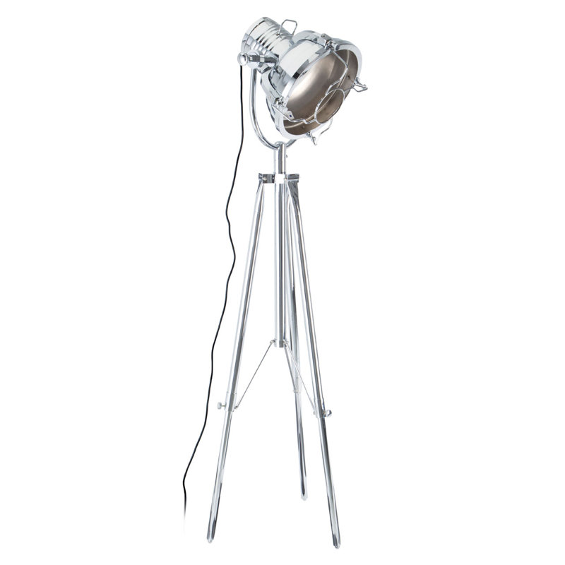 Ochlocknee 188cm Tripod Floor Lamp, Chrome