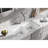 Quartz 33" x 18-1/2" x 9-1/2" Double Basin Undermount Kitchen Sink with Basket Strainer-50337717