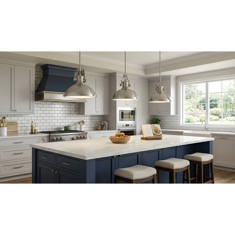 Hunsinger 1 - Light Single Pendant, Polished Nickel