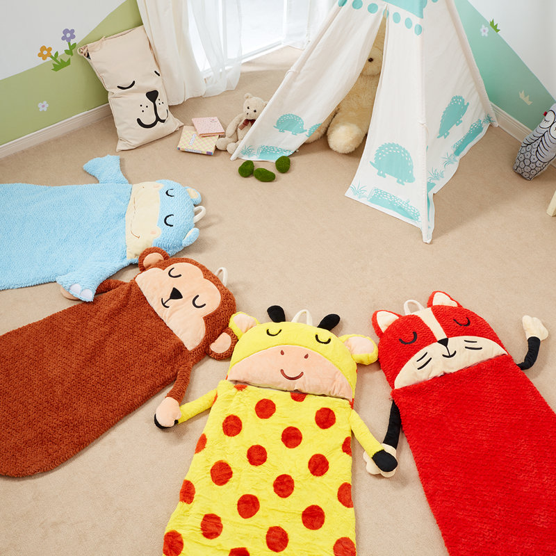 Reversible Animals Toddler Sleeping Bag