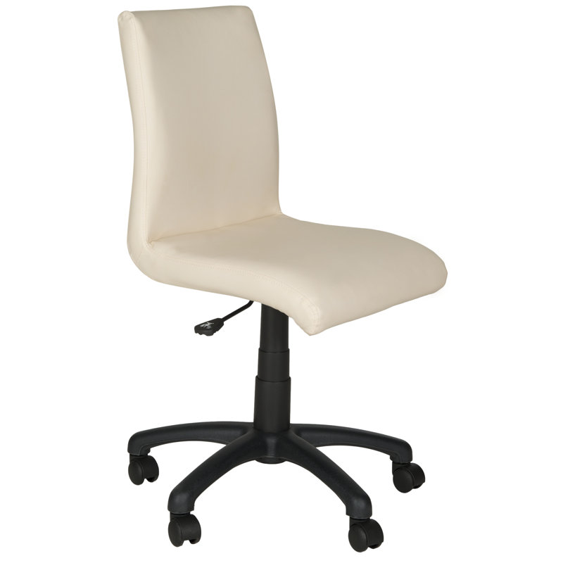 Chaise de travail Arnt, Blanc champagne