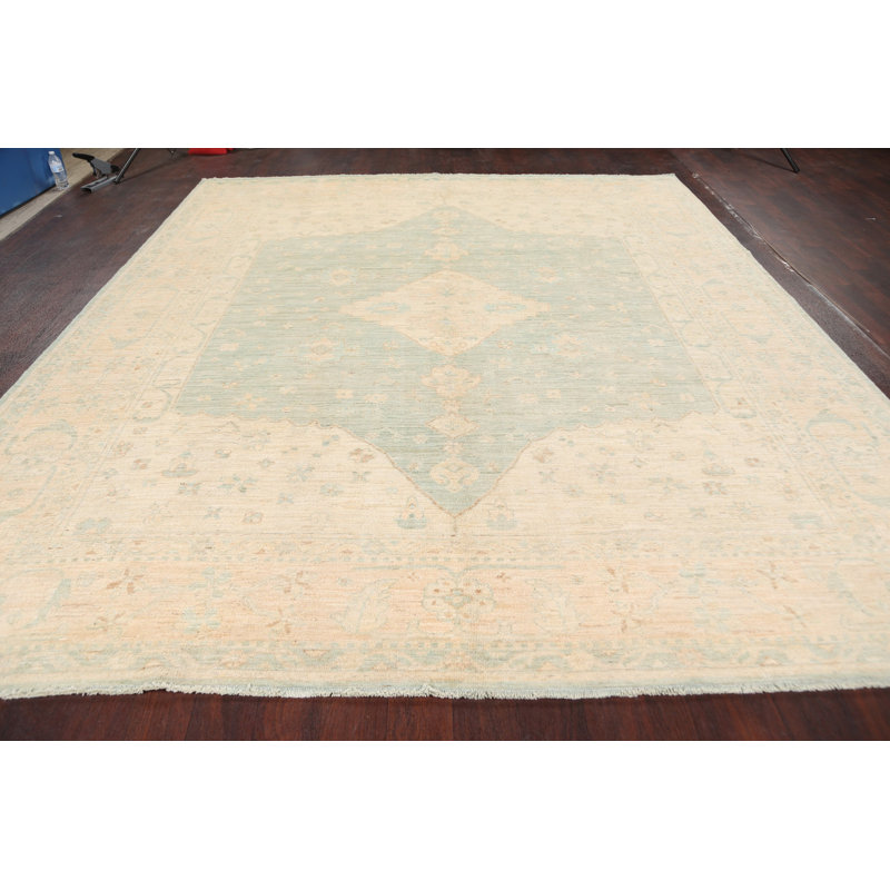 One-of-a-Kind 9'3" X 10'10" New Age Wool Area Rug in