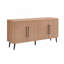 Buffet de style Mid-Century moderne de 65 po avec 8 tablettes réglables Jodie-1606790367