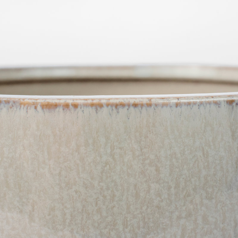 Elevated Earthenware Decorative Bowl