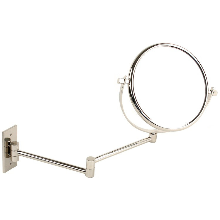 Double Face Mirrors Mirror, Polished Nickel