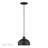 Domma 1 Light Black Mini Pendant-1545133109-1545133105