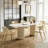 Gwanwyn Oval Dining Room Table Dinning Table Modern Dining Table,Furniture Dining Tables suitable for families/restaurants Practical and aesthetically pleasing-555735470