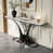 Blanc / Gris foncé