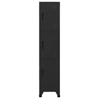 Wafford Metal 1 - Tier 38cm School Locker with Key