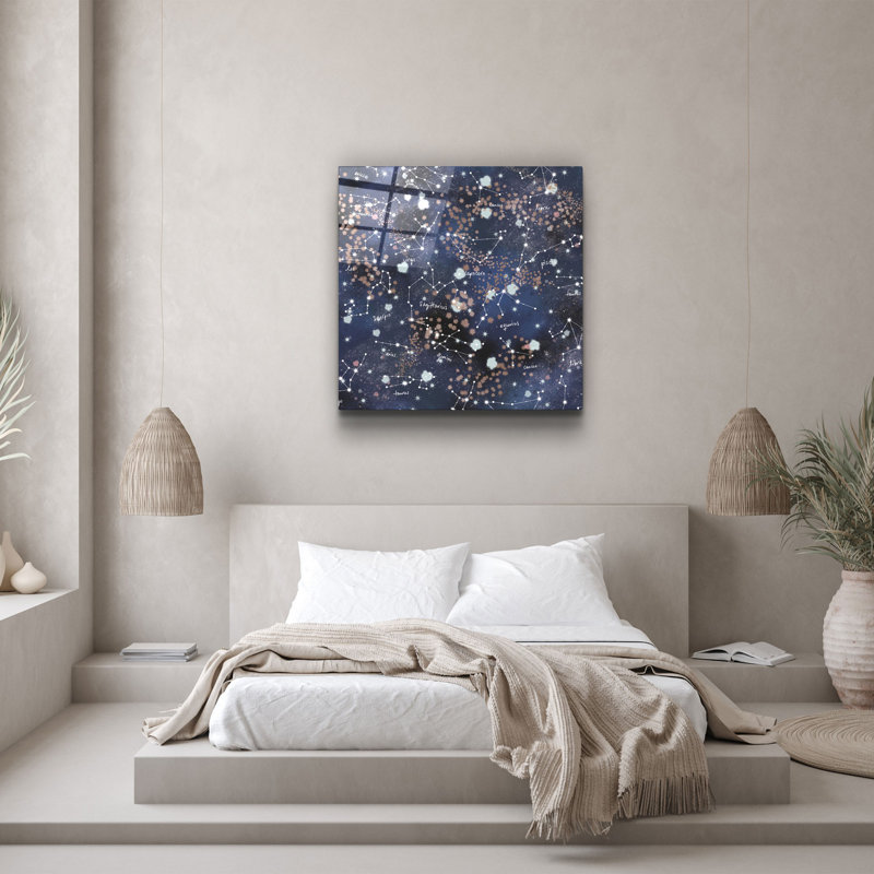 Elegant Decorative Tempered Glass Painting, 40 x 40 Inches | 100% Tempered Glass, Thickness: 0.16 Inches | UV Printing for Vibrant Colors & Durability | Perfect for Home Decor & Art Enthusiasts